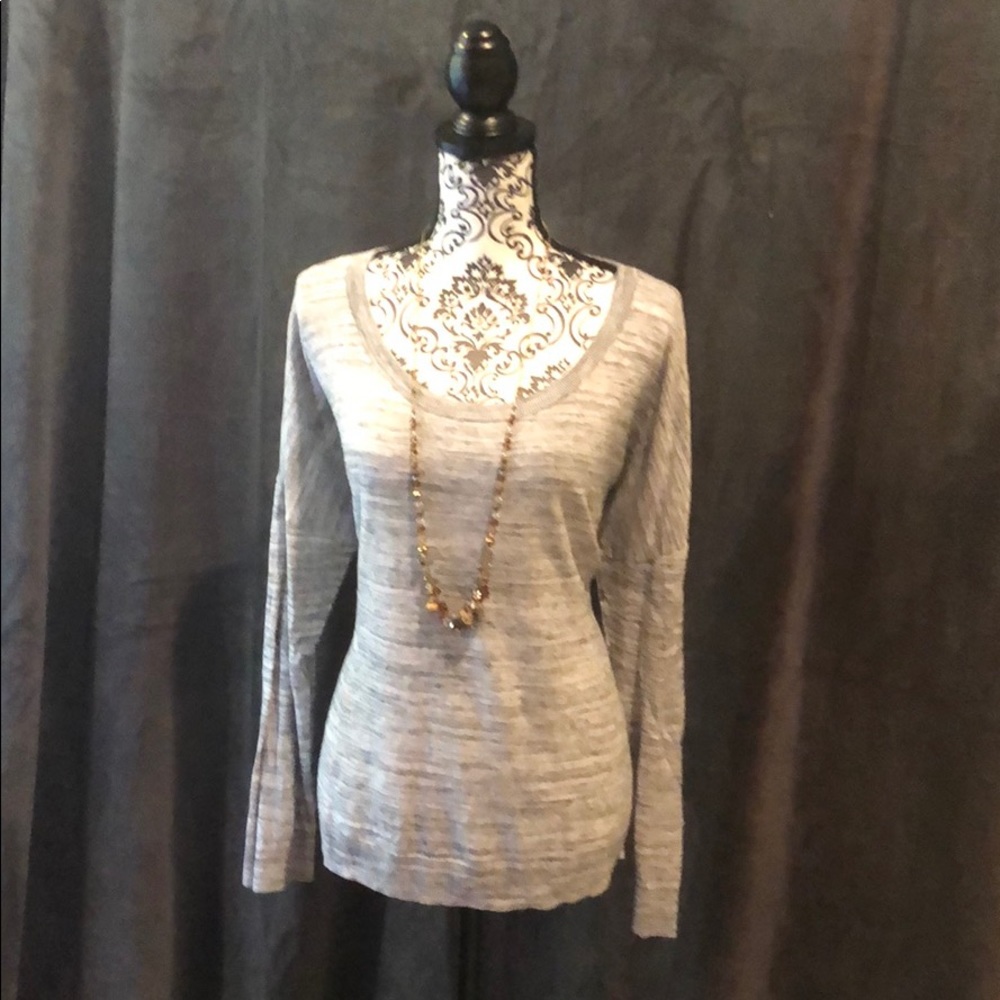 Heather grey sweater